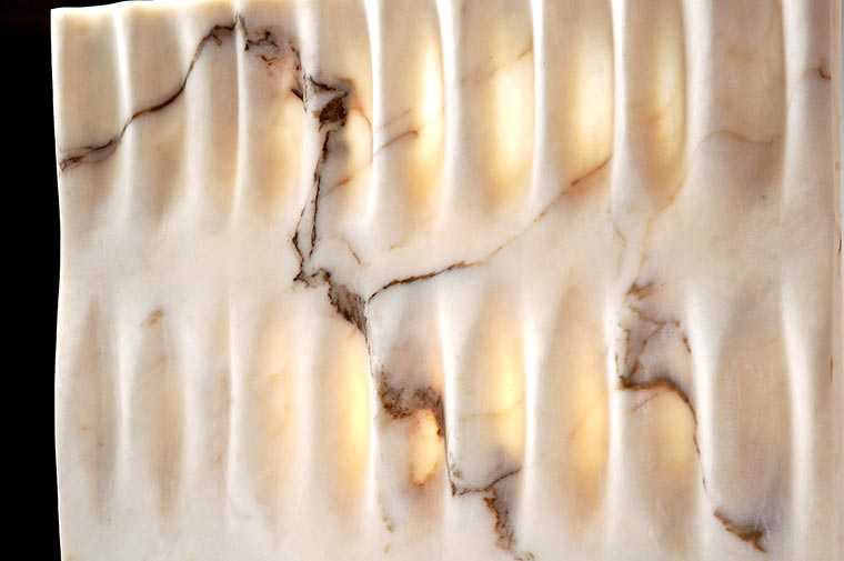 3D-Oberfläche aus Naturstein