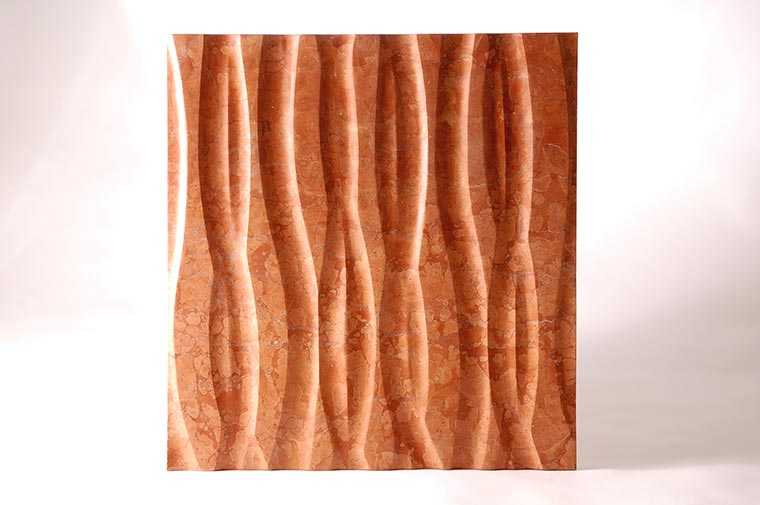 3D-Oberfläche aus Naturstein