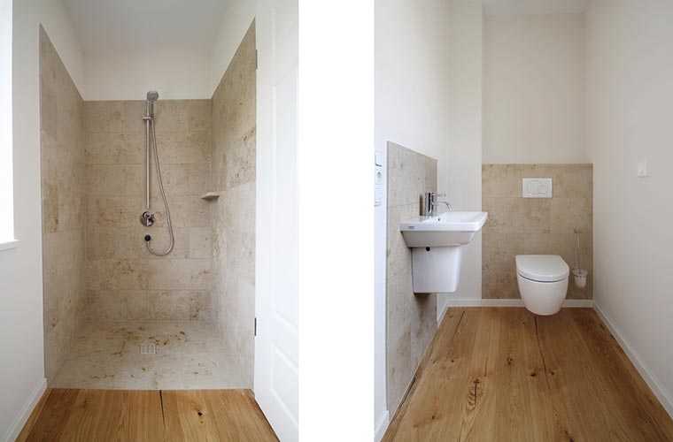 Badezimmer mit Naturstein